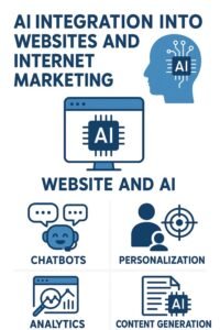 ai integration into websites and internet marketing